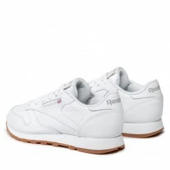 Chaussures De Sport Chaussures Reebok - Cl Lthr 49803 White/Gum Blanc 8 Chaussures De Sport Chaussures Reebok - Cl Lthr 49803 White/Gum Blanc -Reebok Classic Soldes 0000198760878 2 mf 02