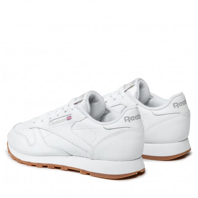 Chaussures De Sport Chaussures Reebok - Cl Lthr 49803 White/Gum Blanc 3 Chaussures De Sport Chaussures Reebok - Cl Lthr 49803 White/Gum Blanc – Image 3