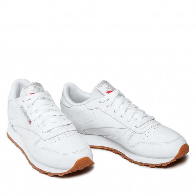 Chaussures De Sport Chaussures Reebok - Cl Lthr 49803 White/Gum Blanc 5 Chaussures De Sport Chaussures Reebok - Cl Lthr 49803 White/Gum Blanc – Image 5
