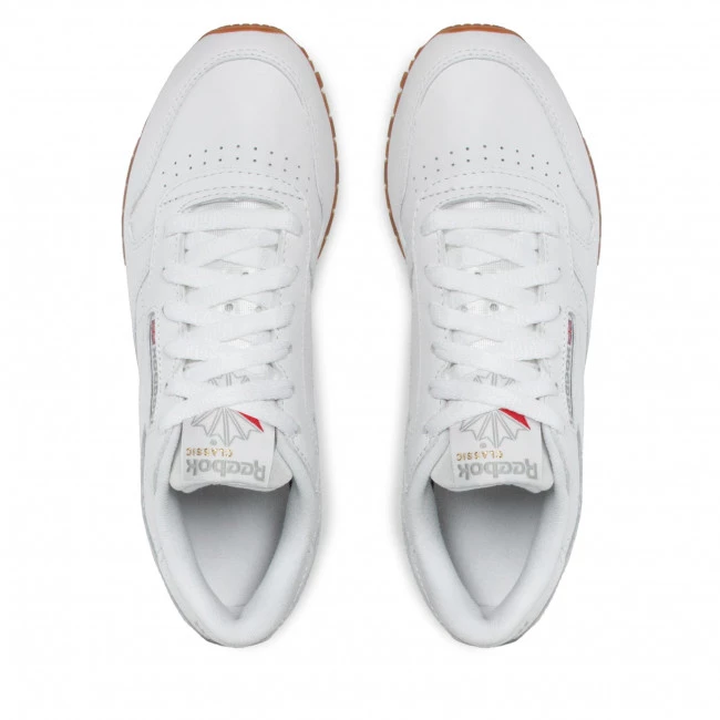 Chaussures De Sport Chaussures Reebok - Cl Lthr 49803 White/Gum Blanc 6 Chaussures De Sport Chaussures Reebok - Cl Lthr 49803 White/Gum Blanc – Image 6