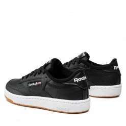 Unisexe Chaussures Reebok - Club C 85 AR0458 Black/White/Gum Noir -Reebok Classic Soldes 0000199175978 mt 02