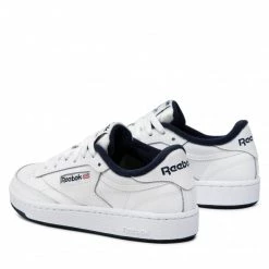 Unisexe Chaussures Reebok - Club C 85 AR0457 White/Navy Blanc -Reebok Classic Soldes 0000199643613 2