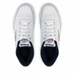Unisexe Chaussures Reebok - Club C 85 AR0457 White/Navy Blanc -Reebok Classic Soldes 0000199643613 6
