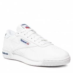 Unisexe Chaussures Reebok - Exofit Lo Clean Logo Int AR3169 Int White/Royal Blue Blanc