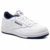 Unisexe Chaussures Reebok - Club C DV4539 White/Navy/Intl Blanc