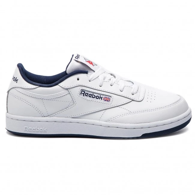 Unisexe Chaussures Reebok - Club C DV4539 White/Navy/Intl Blanc 2 Unisexe Chaussures Reebok - Club C DV4539 White/Navy/Intl Blanc – Image 2