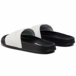 Unisexe Mules / Sandales De Bain Reebok - Classic Slide EH2744 Chalk/Black/Clawht Blanc -Reebok Classic Soldes 0000206699244 03 pc