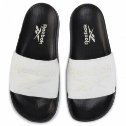 Unisexe Mules / Sandales De Bain Reebok - Classic Slide EH2744 Chalk/Black/Clawht Blanc -Reebok Classic Soldes 0000206699244 04 pc