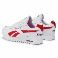 Unisexe Chaussures Reebok - Royal Cljod 2 Plat FV1306 White/Conavy/Vecred Blanc -Reebok Classic Soldes 0000206903228 03 rz