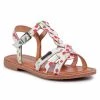 Enfant Sandales LES TROPEZIENNES - Badami 23892 Cherry Blanc, Multicolore