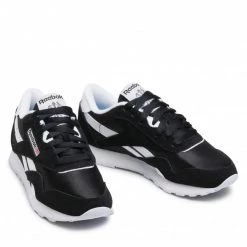 Chaussures De Sport Chaussures Reebok - Cl Nylon FV4506 Black/Black/White Noir -Reebok Classic Soldes 0000207772618 03 rz 1