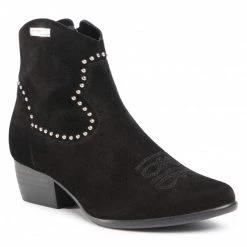 Femme Bottines LES TROPEZIENNES - Astrid 22049 Black Noir