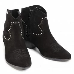 Femme Bottines LES TROPEZIENNES - Astrid 22049 Black Noir -Reebok Classic Soldes 0000207840003 05 rz