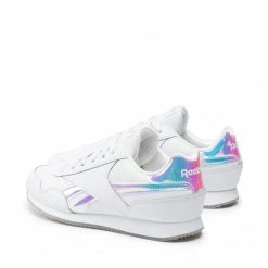 Femme Chaussures Reebok - Royal Cljog 3.0 G57517 Ftwwht/Ftwwht/Silvmt Blanc -Reebok Classic Soldes 0000208112055 02 sw