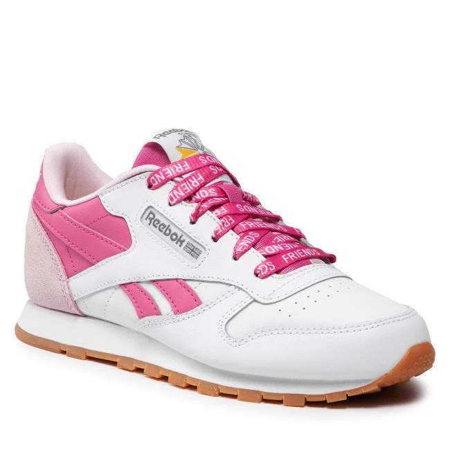 Chaussures De Sport Chaussures Reebok - Cl Lthr S29113 Ftwwht/Frober/Trupnk Blanc, Rose 1 Chaussures De Sport Chaussures Reebok - Cl Lthr S29113 Ftwwht/Frober/Trupnk Blanc, Rose
