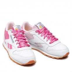 Chaussures De Sport Chaussures Reebok - Cl Lthr S29113 Ftwwht/Frober/Trupnk Blanc, Rose 10 Chaussures De Sport Chaussures Reebok - Cl Lthr S29113 Ftwwht/Frober/Trupnk Blanc, Rose -Reebok Classic Soldes 0000208363327 03 bs kopia 1