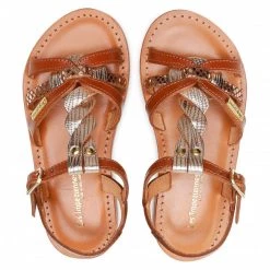 Enfant Sandales Les Tropeziennes - Badami C11614 Tan/Gold Marron -Reebok Classic Soldes 0000208532853 05 rz