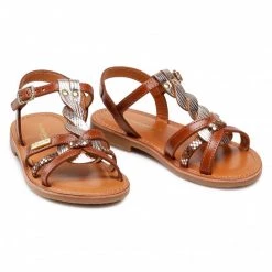 Enfant Sandales Les Tropeziennes - Badami C11614 Tan/Gold Marron -Reebok Classic Soldes 0000208532853 06 rz