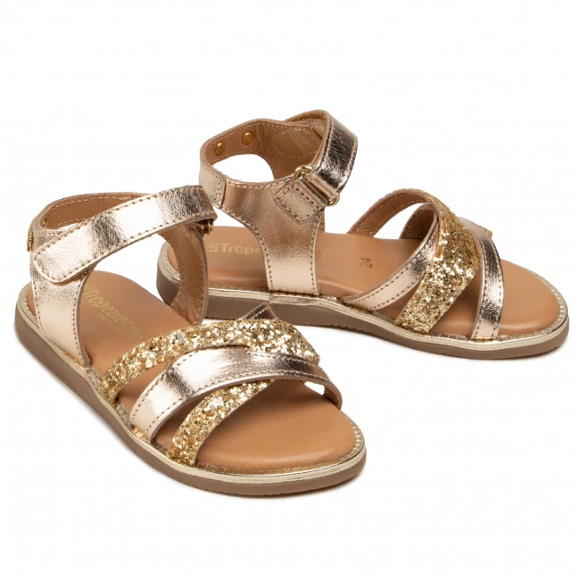Enfant Sandales LES TROPEZIENNES - Zazo 27006 Or Gold Or 5 Enfant Sandales LES TROPEZIENNES - Zazo 27006 Or Gold Or – Image 5