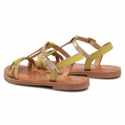 Femme Sandales LES TROPEZIENNES - Badou C27023 Anise/Gold Vert -Reebok Classic Soldes 0000208533027 02 rz 1