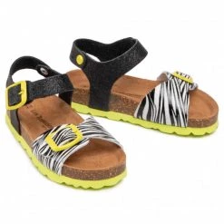 Enfant Sandales LES TROPEZIENNES - Zuka C27283 Black/Yellow Noir -Reebok Classic Soldes 0000208533041 05 nc