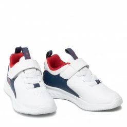 Chaussures De Sport Chaussures Reebok - Rush Runner 4.0 SV GV9987 Ftwwht/Vecnav/Vecred Blanc -Reebok Classic Soldes 0000209027754 05 pl