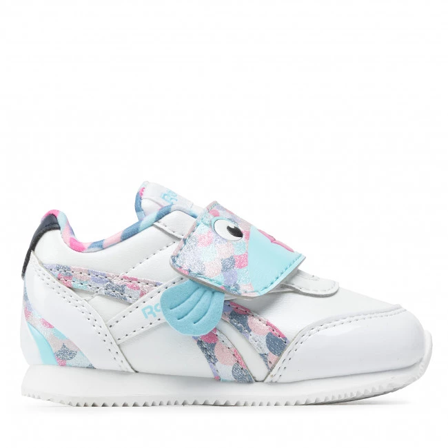 Chaussures De Sport Chaussures Reebok - Royal Cl Jog 2 Kc GW7765 Ftwwht/Dgtblu/Trupnk Blanc 2 Chaussures De Sport Chaussures Reebok - Royal Cl Jog 2 Kc GW7765 Ftwwht/Dgtblu/Trupnk Blanc – Image 2