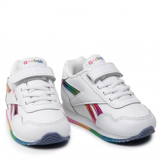 Chaussures De Sport Chaussures Reebok - Royal Cl Jog 3.0 1 GY5933 Ftwwht/Ftwwht/Trupnk Blanc 5 Chaussures De Sport Chaussures Reebok - Royal Cl Jog 3.0 1 GY5933 Ftwwht/Ftwwht/Trupnk Blanc – Image 5