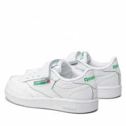 Chaussures De Sport Chaussures Reebok - Club C 1V GZ5268 White/Glegrn/Vecblu Blanc -Reebok Classic Soldes 0000209034004 02 plj