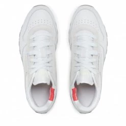 Unisexe Chaussures Reebok - Cl Lthr GW6168 Ftwwht/Mgsogr/Rhodon Blanc -Reebok Classic Soldes 0000209034219 07 plj