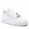 Chaussures De Sport Chaussures Reebok - Club C 85 Ftwwht/Clawht/Silvmt Blanc