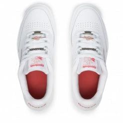 Unisexe Chaussures Reebok - Club C Double GW9121 Ftwwht/Rhodon/Cancor Blanc -Reebok Classic Soldes 0000209251975 05 mg kopia