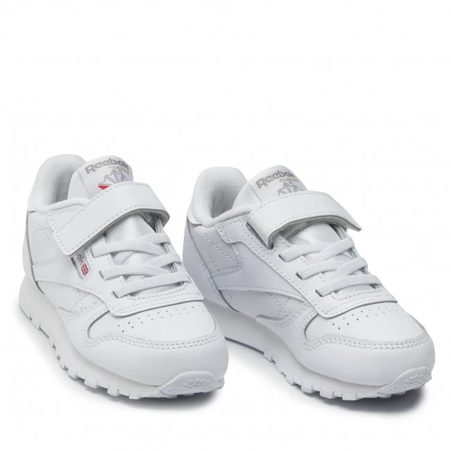 Chaussures De Sport Chaussures Reebok - Cl Lthr 1V GZ5257 White/Carbon/Vecblu Blanc 5 Chaussures De Sport Chaussures Reebok - Cl Lthr 1V GZ5257 White/Carbon/Vecblu Blanc – Image 5