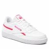 Chaussures De Sport Chaussures Reebok - Club C 85 Vegan GZ3663 Ftwwht/Atopnk/Vecred Blanc