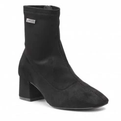 Femme Bottines LES TROPEZIENNES - Daniela 40062 Black Suede Noir