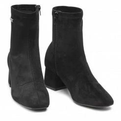 Femme Bottines LES TROPEZIENNES - Daniela 40062 Black Suede Noir -Reebok Classic Soldes 0000209527476 08 rz