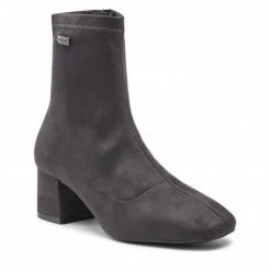 Femme Bottines LES TROPEZIENNES - Daniela 40063 Grey Suede Gris