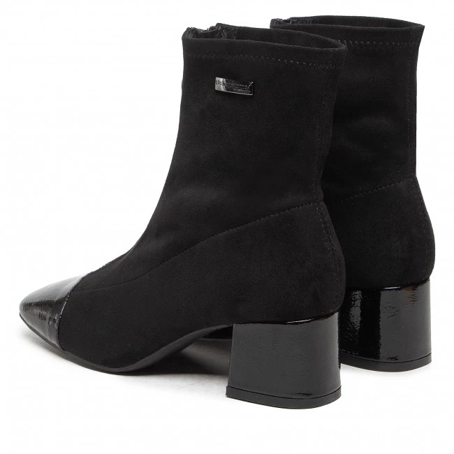 Femme Bottines LES TROPEZIENNES - Dita 40069 Black/Black Patent Noir 3 Femme Bottines LES TROPEZIENNES - Dita 40069 Black/Black Patent Noir – Image 3