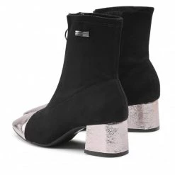 Femme Bottines LES TROPEZIENNES - Dita 40071 Black/Silver Noir -Reebok Classic Soldes 0000209527506 03 rz