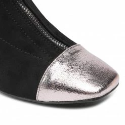 Femme Bottines LES TROPEZIENNES - Dita 40071 Black/Silver Noir -Reebok Classic Soldes 0000209527506 04 rz