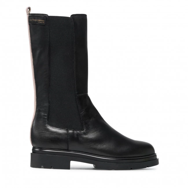 Femme Bottines LES TROPEZIENNES - Saddie 40092 Black Noir 2 Femme Bottines LES TROPEZIENNES - Saddie 40092 Black Noir – Image 2