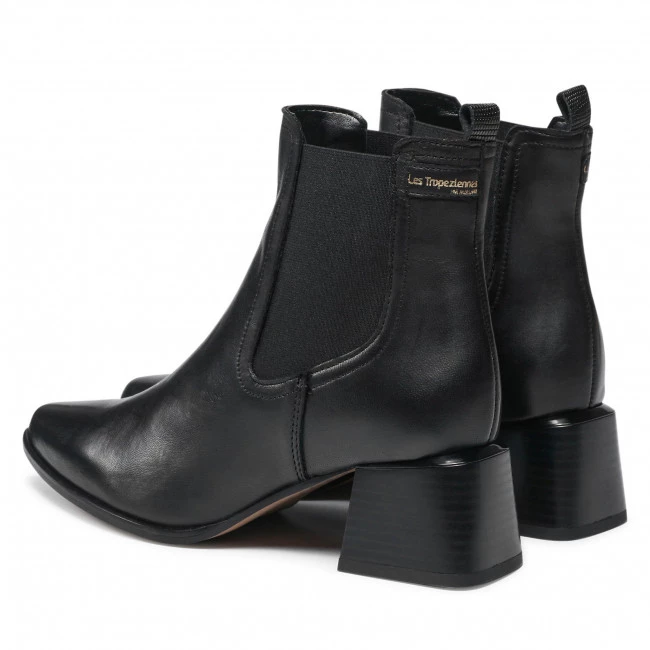Femme Bottines LES TROPEZIENNES - Soazic 40106 Black Noir 3 Femme Bottines LES TROPEZIENNES - Soazic 40106 Black Noir – Image 3