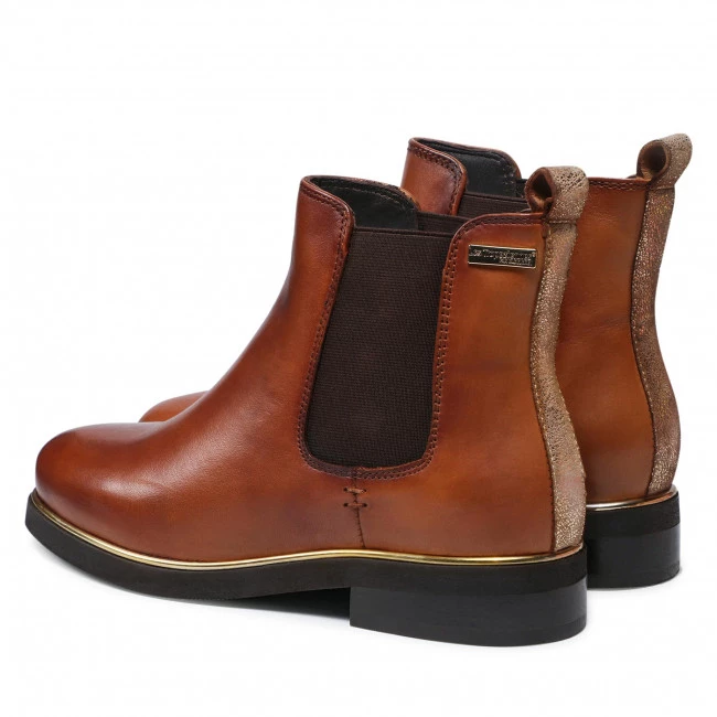 Femme Bottines Chelsea LES TROPEZIENNES - Micky 40112 Tan Marron 3 Femme Bottines Chelsea LES TROPEZIENNES - Micky 40112 Tan Marron – Image 3