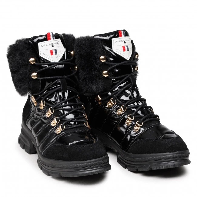 Femme Bottines LES TROPEZIENNES - Chamo 40218 Black Noir 5 Femme Bottines LES TROPEZIENNES - Chamo 40218 Black Noir – Image 5