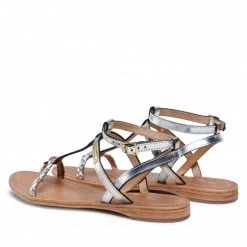 Femme Sandales LES TROPEZIENNES - Hilatres 19034 Silver Argent -Reebok Classic Soldes 0000300489376 02 rz