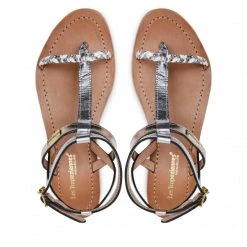 Femme Sandales LES TROPEZIENNES - Hilatres 19034 Silver Argent -Reebok Classic Soldes 0000300489376 03 rz