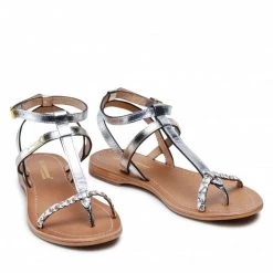 Femme Sandales LES TROPEZIENNES - Hilatres 19034 Silver Argent -Reebok Classic Soldes 0000300489376 05 rz