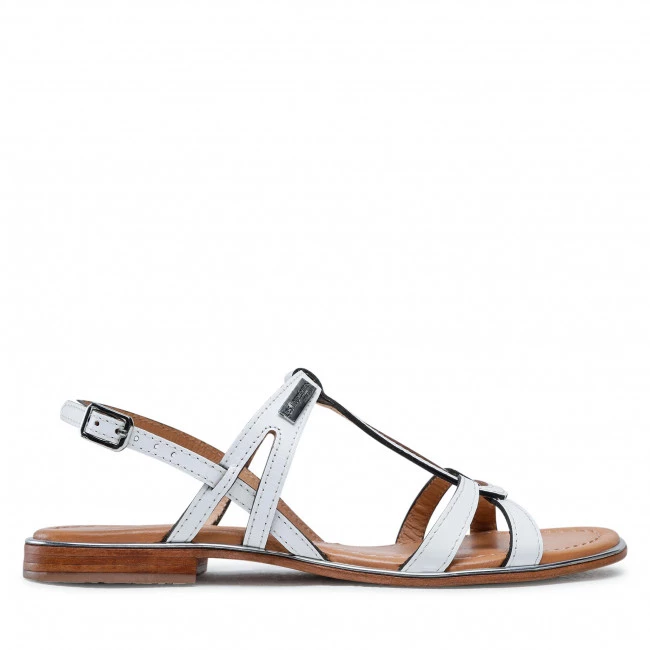 Femme Sandales LES TROPEZIENNES - Hackle 23314 White Blanc 2 Femme Sandales LES TROPEZIENNES - Hackle 23314 White Blanc â Image 2