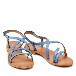 Femme Sandales LES TROPEZIENNES - Hibicroc 42095 Blue Bleu -Reebok Classic Soldes 0000300489635 05 rz