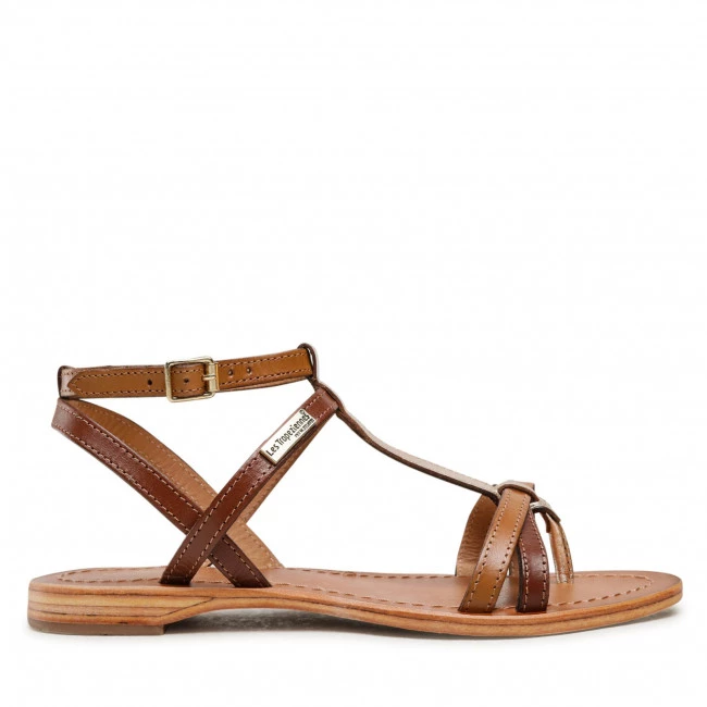Femme Sandales LES TROPEZIENNES - Hilidos 42096 Tan/Multi Marron 2 Femme Sandales LES TROPEZIENNES - Hilidos 42096 Tan/Multi Marron – Image 2